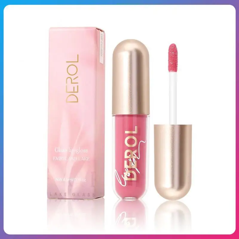 

Mint Ginger Lip Plumping Lip Plumper 5 Colors Moisturizing Lip Glaze Liquid Lipstick Cosmetics Mirror Water Lip Gloss