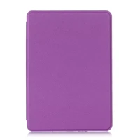 10th generation cross pattern ultra thin e book case magnetic pu leather flip stand protective cover