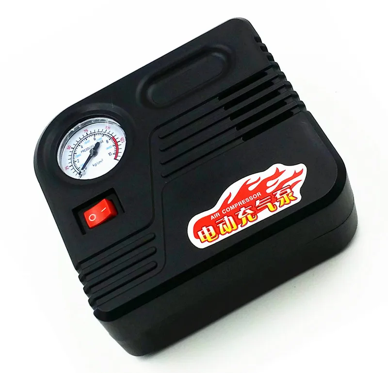 

Портативный Электрический воздушный компрессор, автомобильный велосипедный насос для накачки шин 12 В 150psi, автомобильный насос