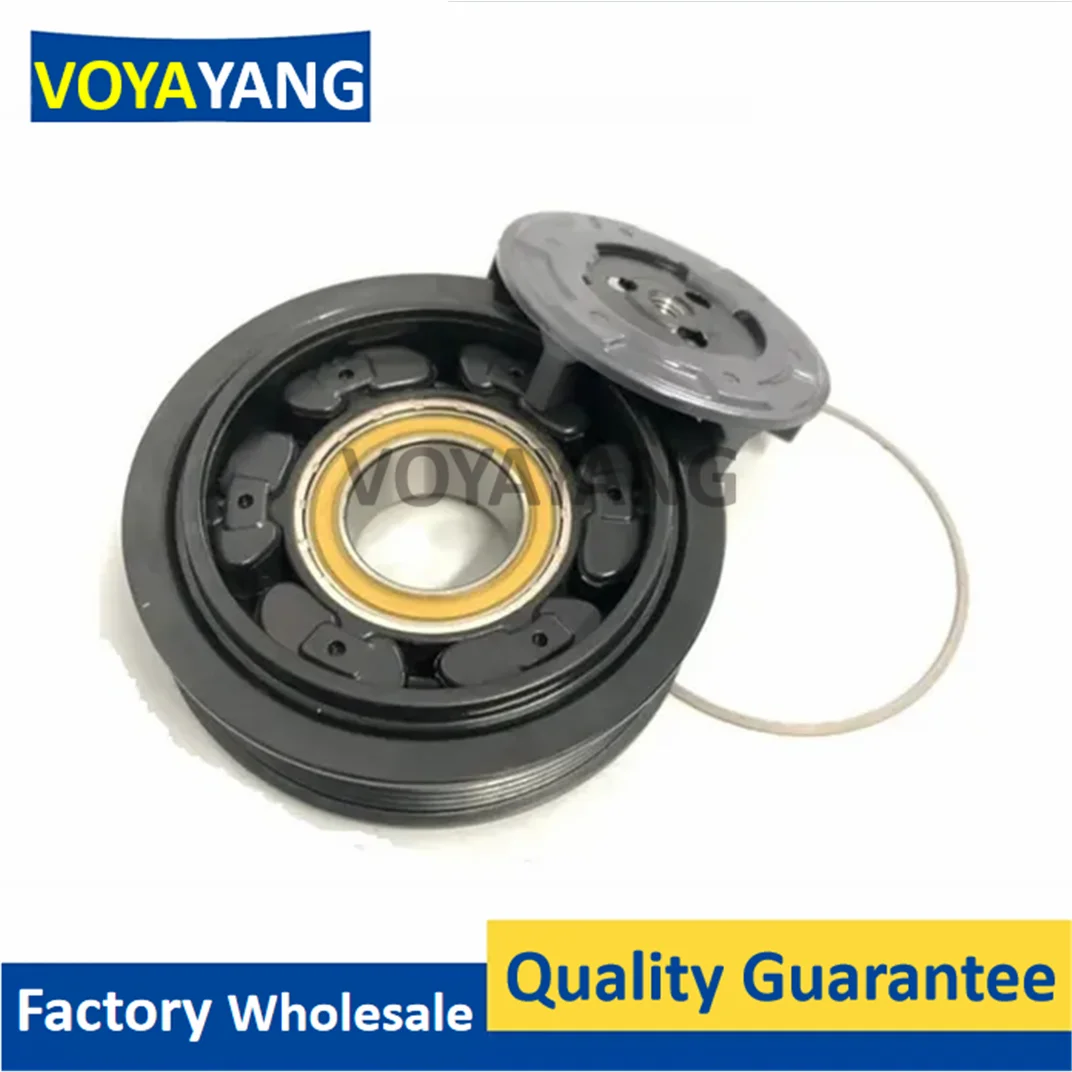 Фото Новый шкив компрессора кондиционера 6Q0820808 6SEU14C для VW POLO, SKODA FABIA, SEAT CORDOBA, IBIZA, AUDI A2 1.4 №1