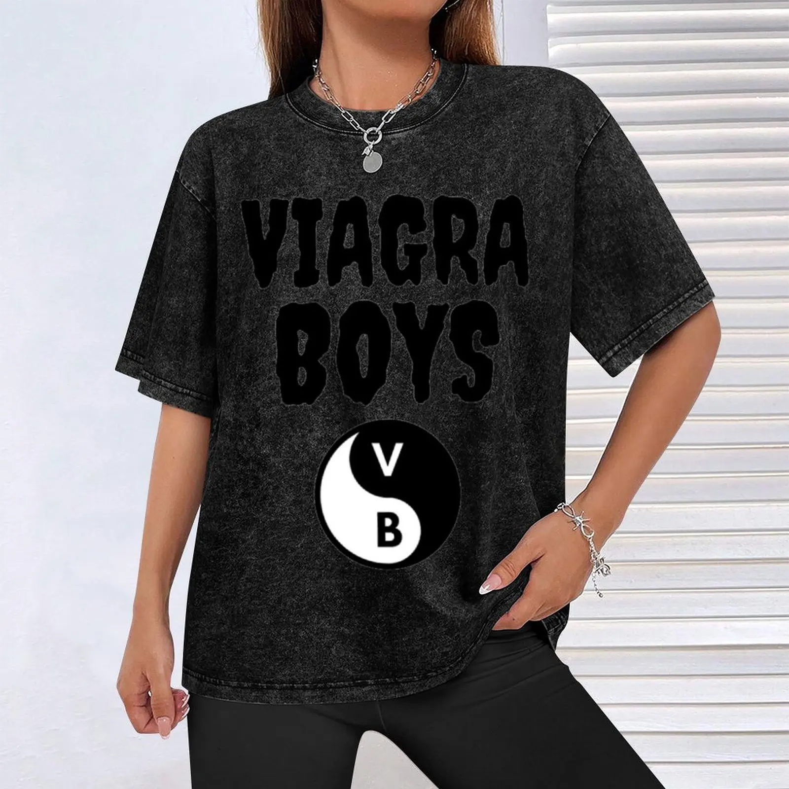 Фото Футболка Viagra Boys (3) с короткими рукавами, футболки с рисунком, одежда на день Святого Валентина, мужские однотонные футболки №4