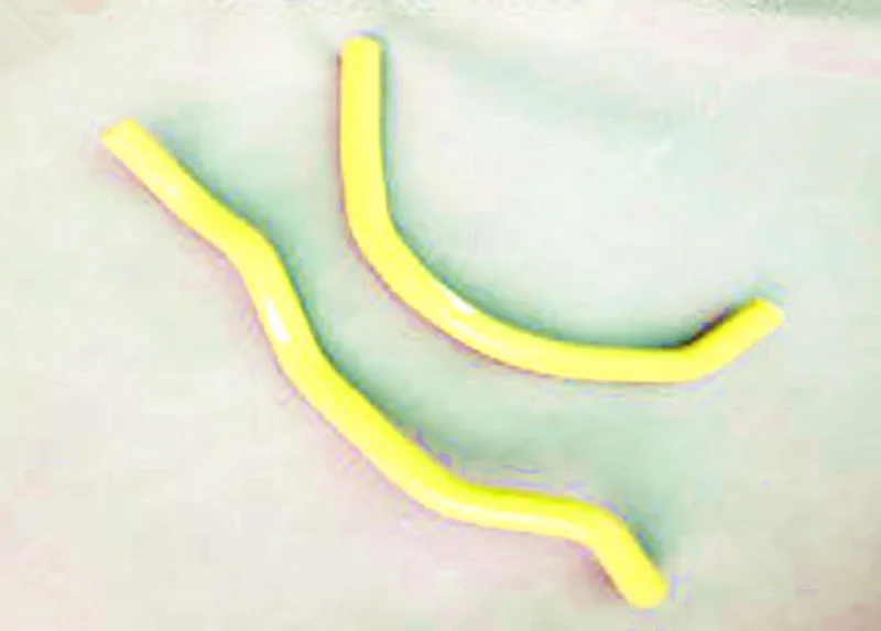 Желтый силиконовый шланг радиатора для Yamaha Banshee 1982 YFZ350 2006 350 1997 1998 1999 2000 2001 2002 2003 2004