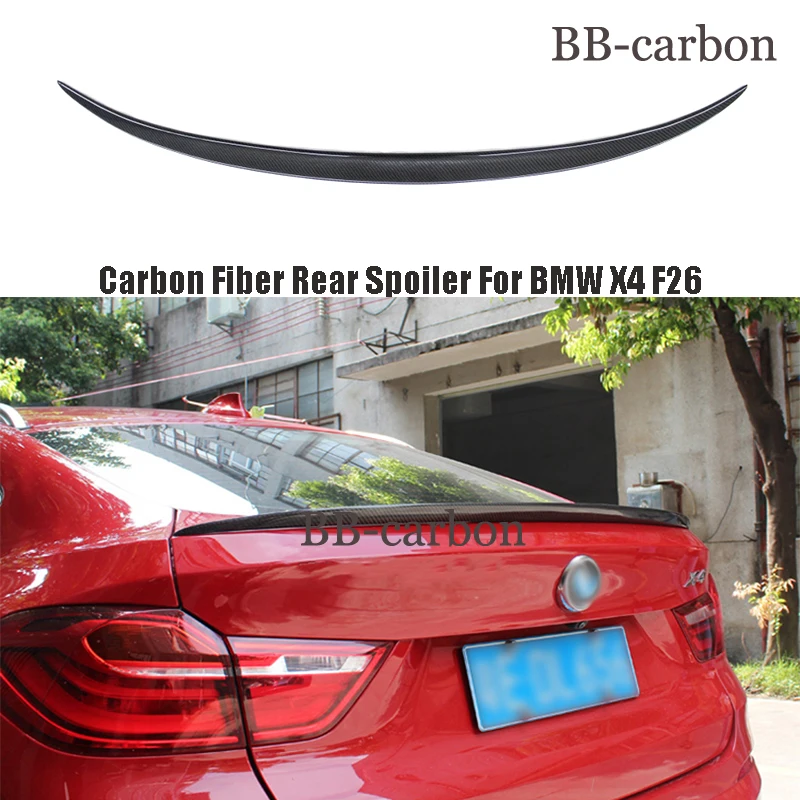 

Задний спойлер для BMW X4 F26, комплект для тела, маленькая фотосессия, багажник высокого качества из углеродного волокна/ФАП, неокрашенный