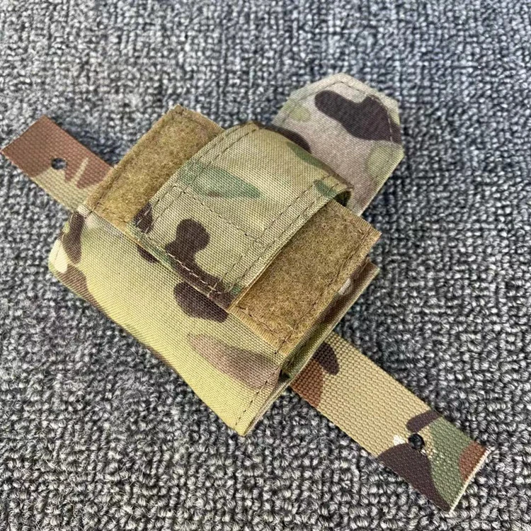 Outdoor Tactical Sports Military Hunting TR6503 Helmet Paste Package Battery Storage Bag 500D MC Original Fabric