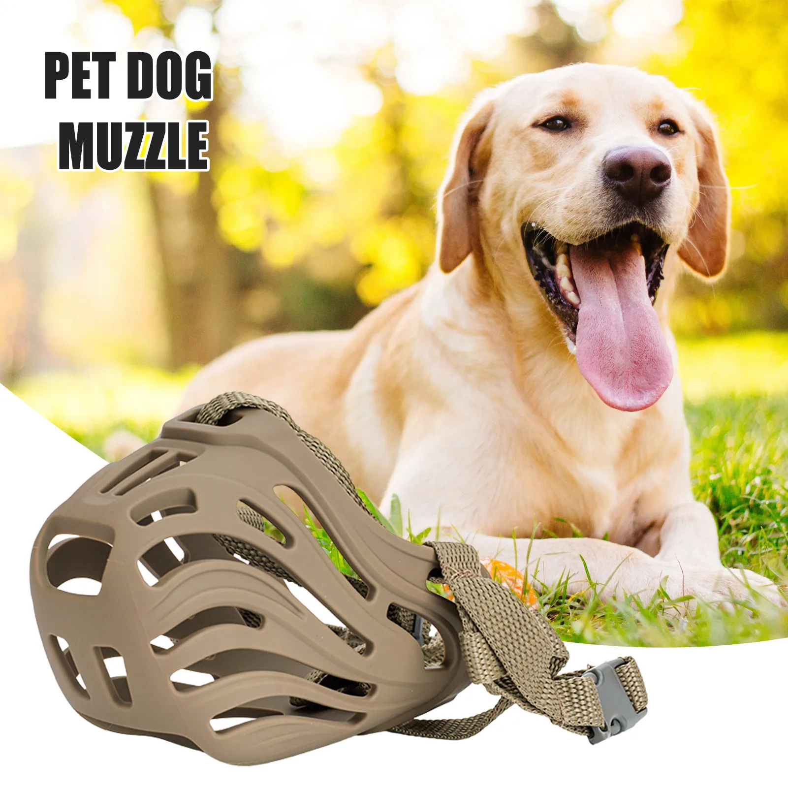 Силиконовый намордник для собак мягкий силиконовый чехол рта собаки