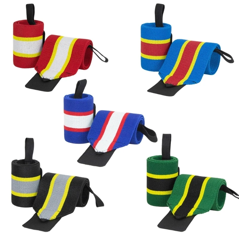 

1 Pair Elastic Wrist Brace Wrist Band Wrist Support Wrist Wrap with Thumb Loop