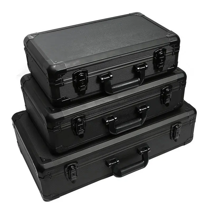 Multifunctional Suitcase Tool Organizer Box Aluminum Hard Ca