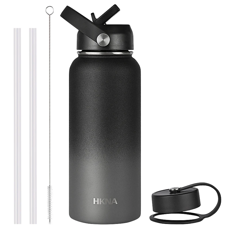 Botella de agua de gran capacidad para deportes al aire libre, botella de agua de viaje a prueba de fugas, sin BPA, 1L2L