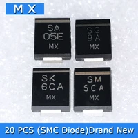 20pcslot rectifier diode s3a s3b s3d s3g s3j s3k s3m smc do 214ab high quality drand new import original