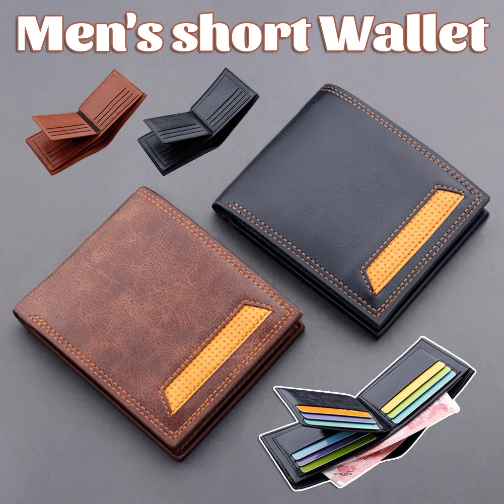 

Мужской деловой кошелек для мелочи, вместительный дизайнерский бумажник для ключей и монет, многофункциональный чехол для повседневной жизни