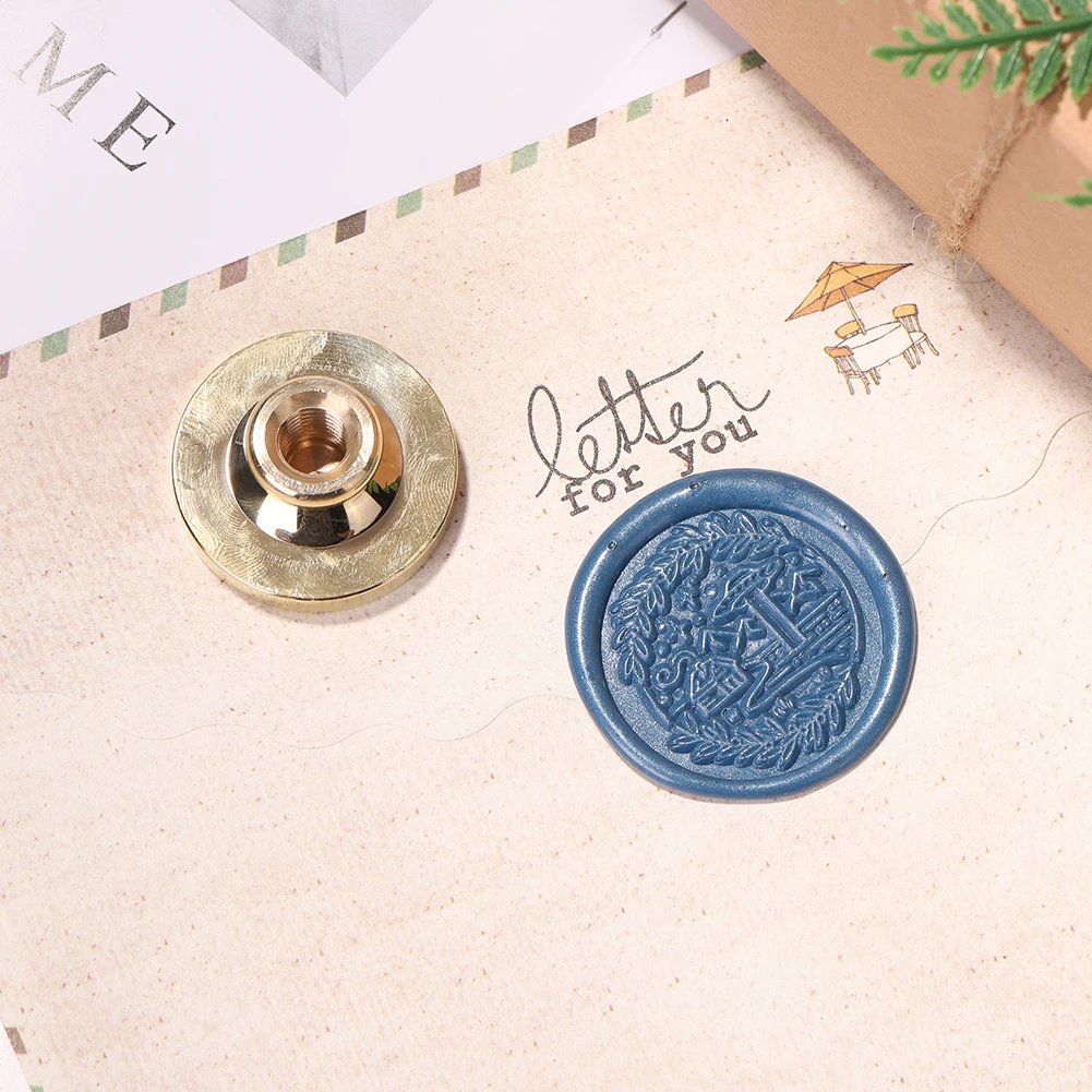 

Декоративный штамп, поздравление, день рождения, Свадебное приглашение, ретро, восковая печать, замена медной головки, конверт, сделай сам, в...