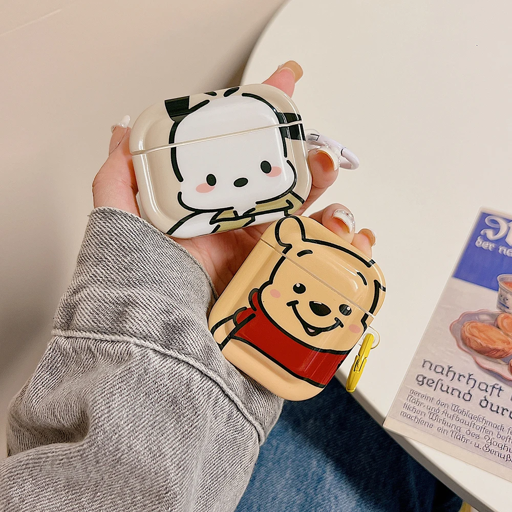 

Sanrio Pochacco Disney Winnie The Pooh for Apple AirPods 1 2 3 Case AirPods Pro 2 Case IPhone Earphone Accessories Air Pod Cover