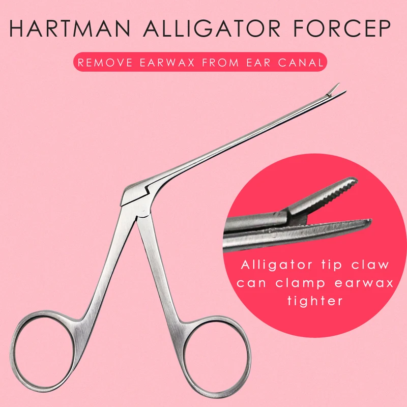 Щипцы для удаления ушной серы щипцы Hartmann Micro Alligator крокодиловые зажим носа