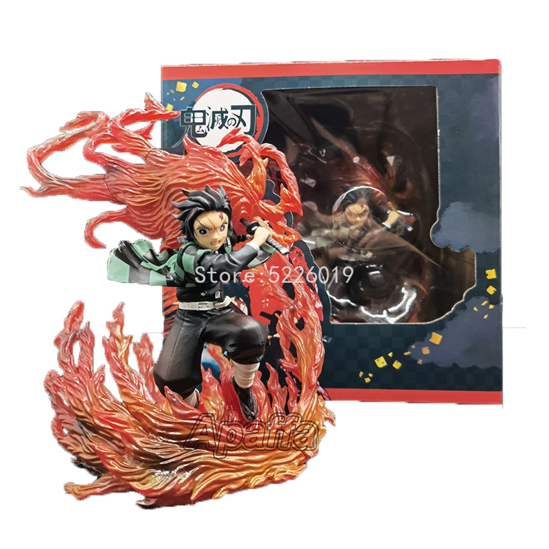 

21cm Anime Demon Slayer Figure ZERO Kamado Tanjirou Hinokami Kagura Action Figure Kimetsu no Yaiba Kochou Shinobu Figurine Toys