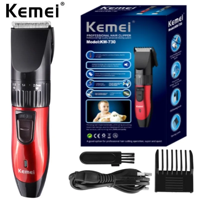 

Машинка для стрижки волос от Kemei, аккумуляторная машинка для стрижки волос, электрическая бритва для удаления волос, мужской триммер для бороды, бритвы, триммер для волос
