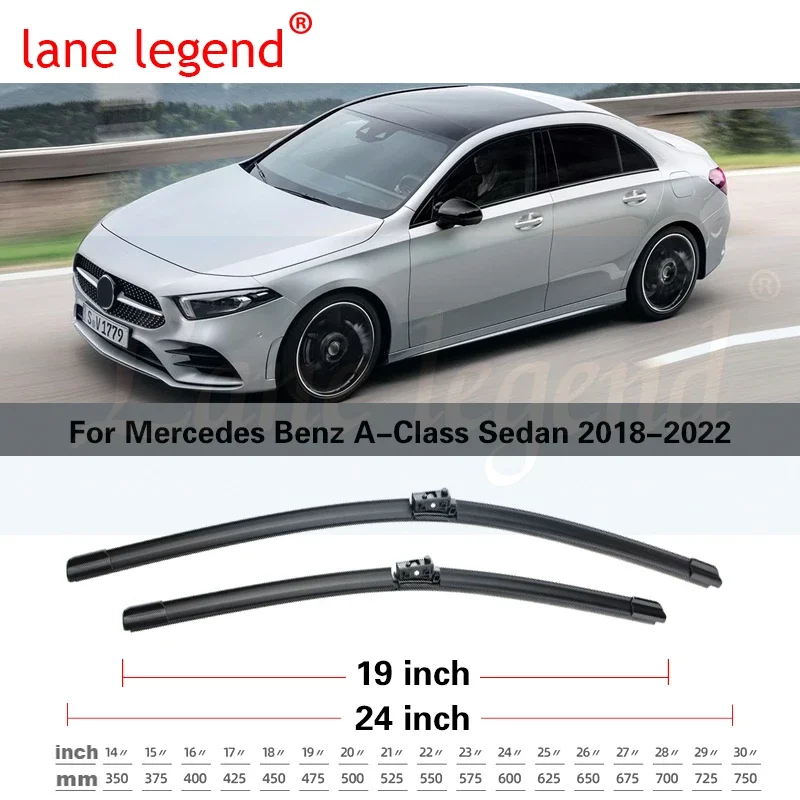 

Передняя щетка стеклоочистителя автомобиля для Mercedes Benz A Class Sedan W177 2018-2022 A180 A200 A220 A250, аксессуары для лобового стекла