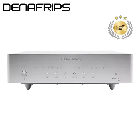 Denafrips PONTUSII 12Th-1 R2R DAC FIFO чистый сбалансированный 32 шага FIR-фильтр 24BIT R2R DSD1024 PCM1536KHz USB HDMI IIS I2S вход