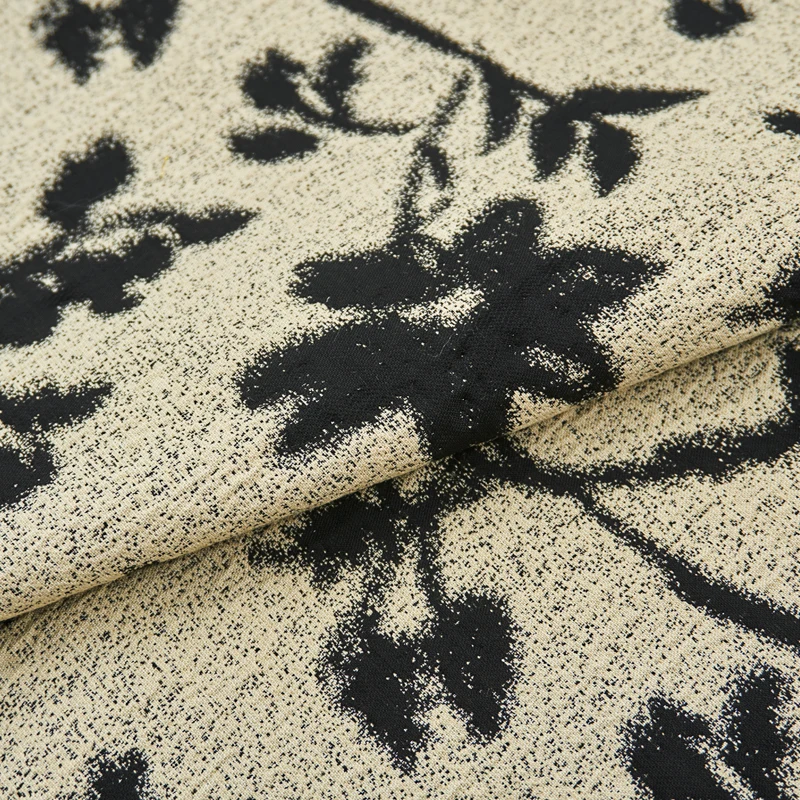 Женская жаккардовая Ткань эластичная с изображением песка Дамаска рулон сатин