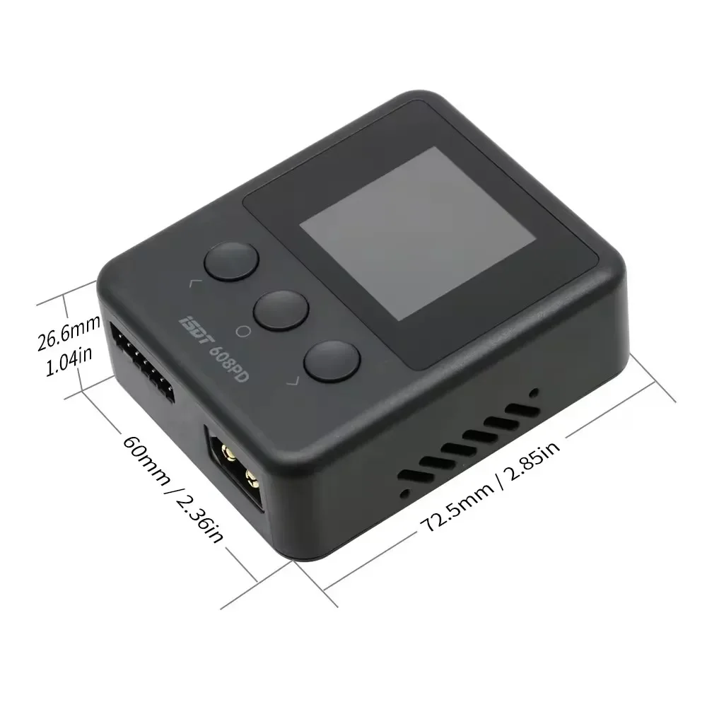 ISDT 608PD DC 240 Вт PD3.110A/140 USB-C 5A Умное цифровое зарядное устройство Типы