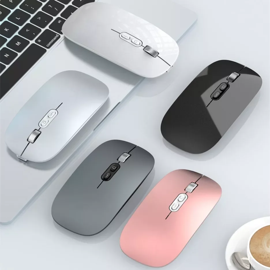 

DPI Ultra Slim Mouse Wirelesss Silent Mini Ergonomic Mause Rechargeable 2.4Ghz Wireless Mouse for Ipad Pro 11 for Mac