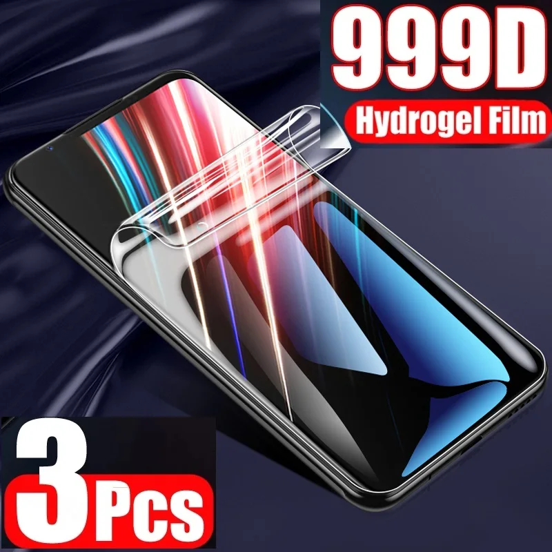 

3PCS Hydrogel Film For ZTE Nubia Red Magic 8 7 7s 6 Pro 6s 6R 5G 5S 3 3S Mars High Quality Screen Protector HD Film