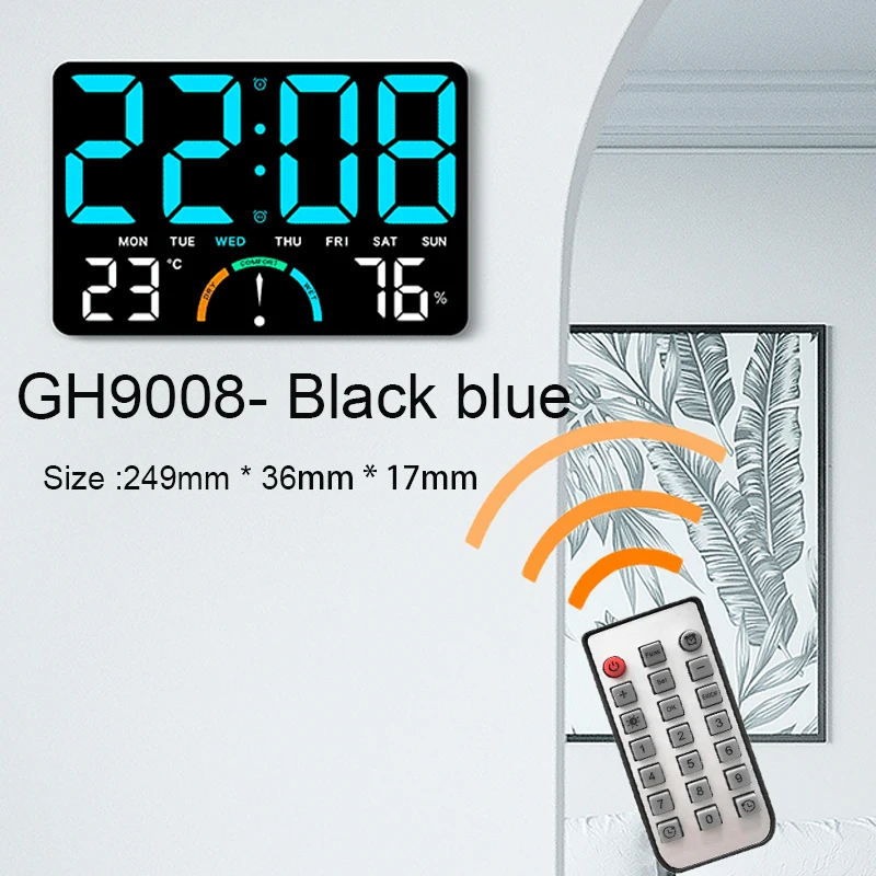 

RGB цифровые настенные часы Dreamburgh