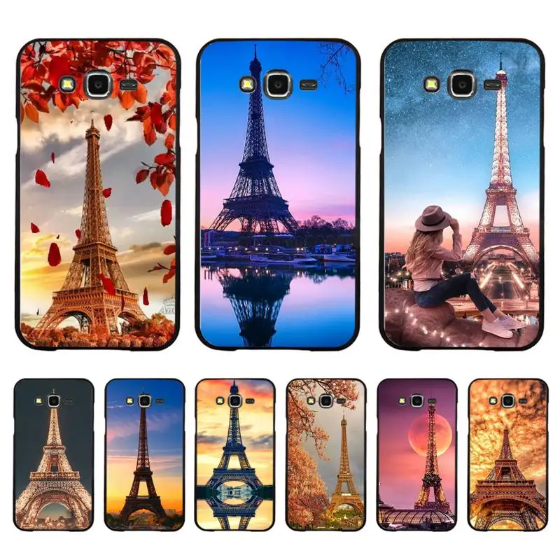 

RuiCaiCa Paris Eiffel Tower Phone Case For Samsung Galaxy J 4plus J6 J5 J72016 J7prime cover for J7Core J6plus Back Coque