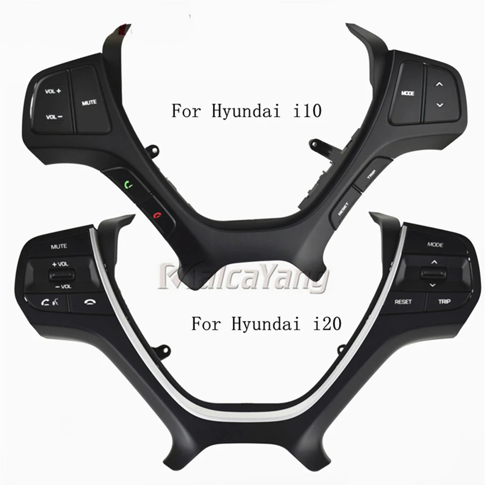 

High Quality Car Steering Wheel Cruise Control Volume Switches Buttons For Hyundai i10 2014-2017 i20 2015-2018 Car-Styling