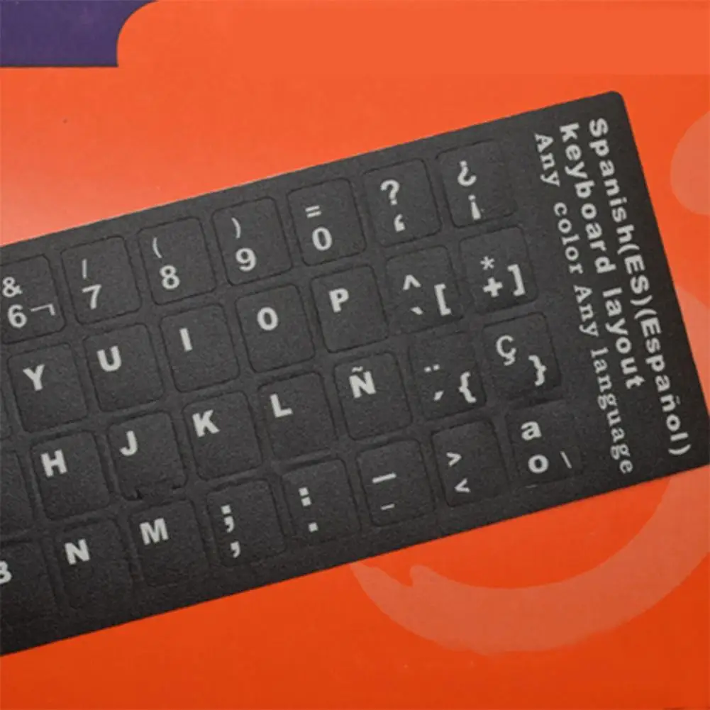 1 шт. водостойкая стандартная клавиатура испанский русский арабский французский