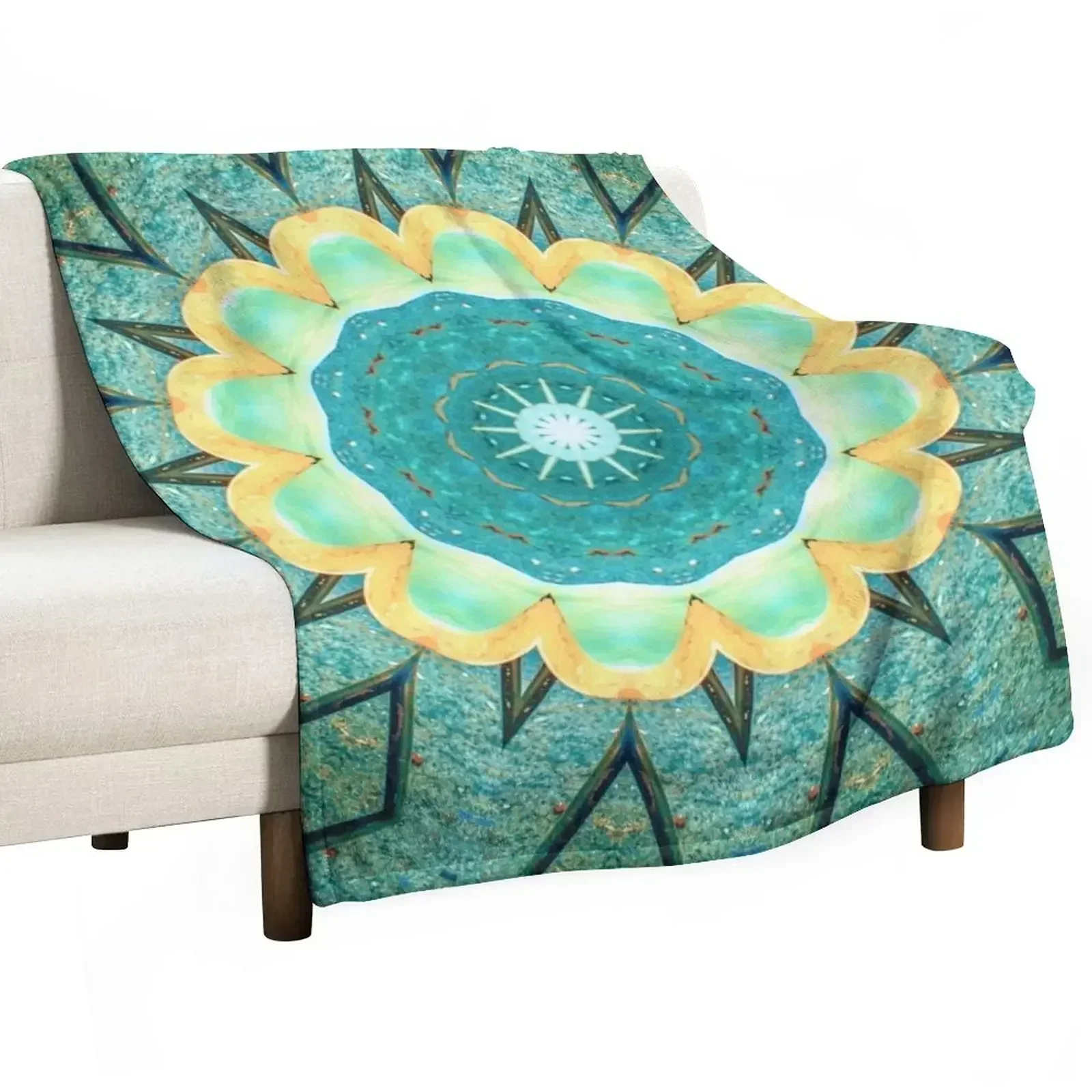 Новое геометрическое абстрактное цветочная мандала с 12-лепестками очень большое