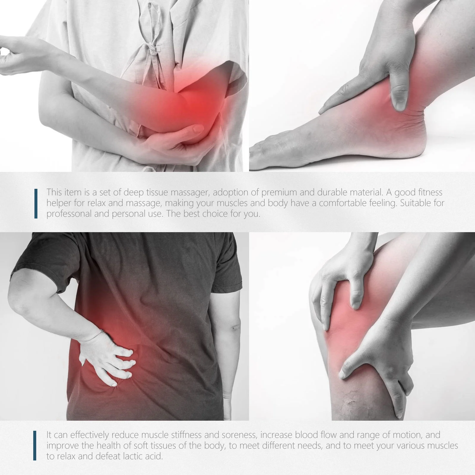 Устройство для массажа шеи и тела Трехногий инструмент акупунктурных точек