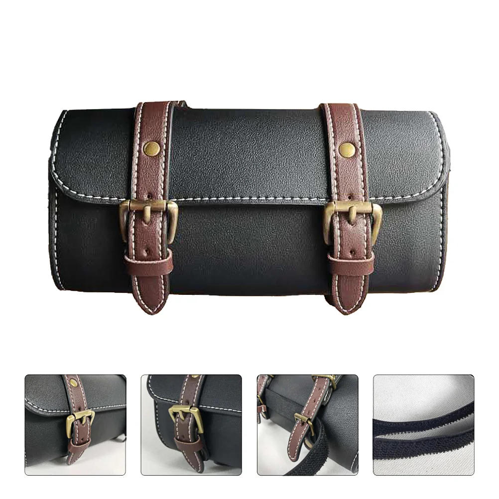 

Bag Pouch Motorcycle Handlebar Lazyback Side Storage Car Bikesaddle Saddlebags Motorbike Organizer Vintagetool