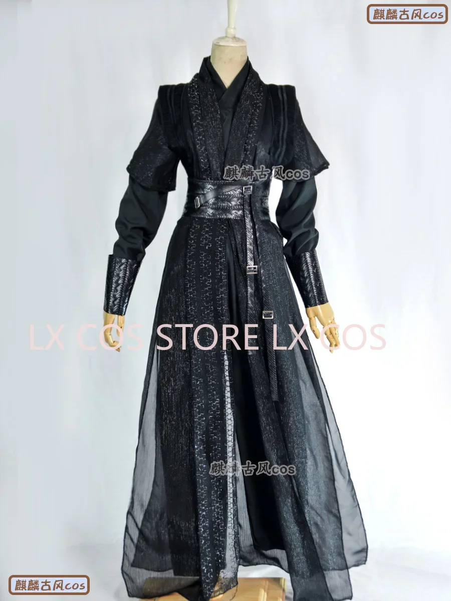 Tian Guan Ci Fu He Xuan Косплей Костюм Ша По Ланг Персонаж Chang Geng Mo Ran Обувь Парик Китайские