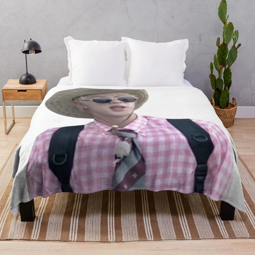 

Style Icon Jin Throw Blanket Luxury Throw Blanket Double Blanket For Summer Blanket For Travel Light