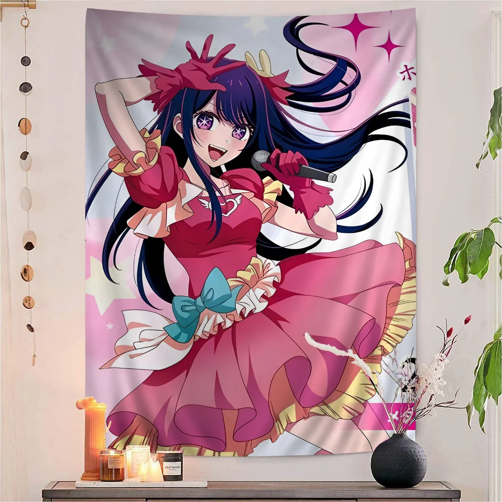 O-oshi No K-koo Красочный гобелен Настенный богемный настенный Мандала Настенные листы