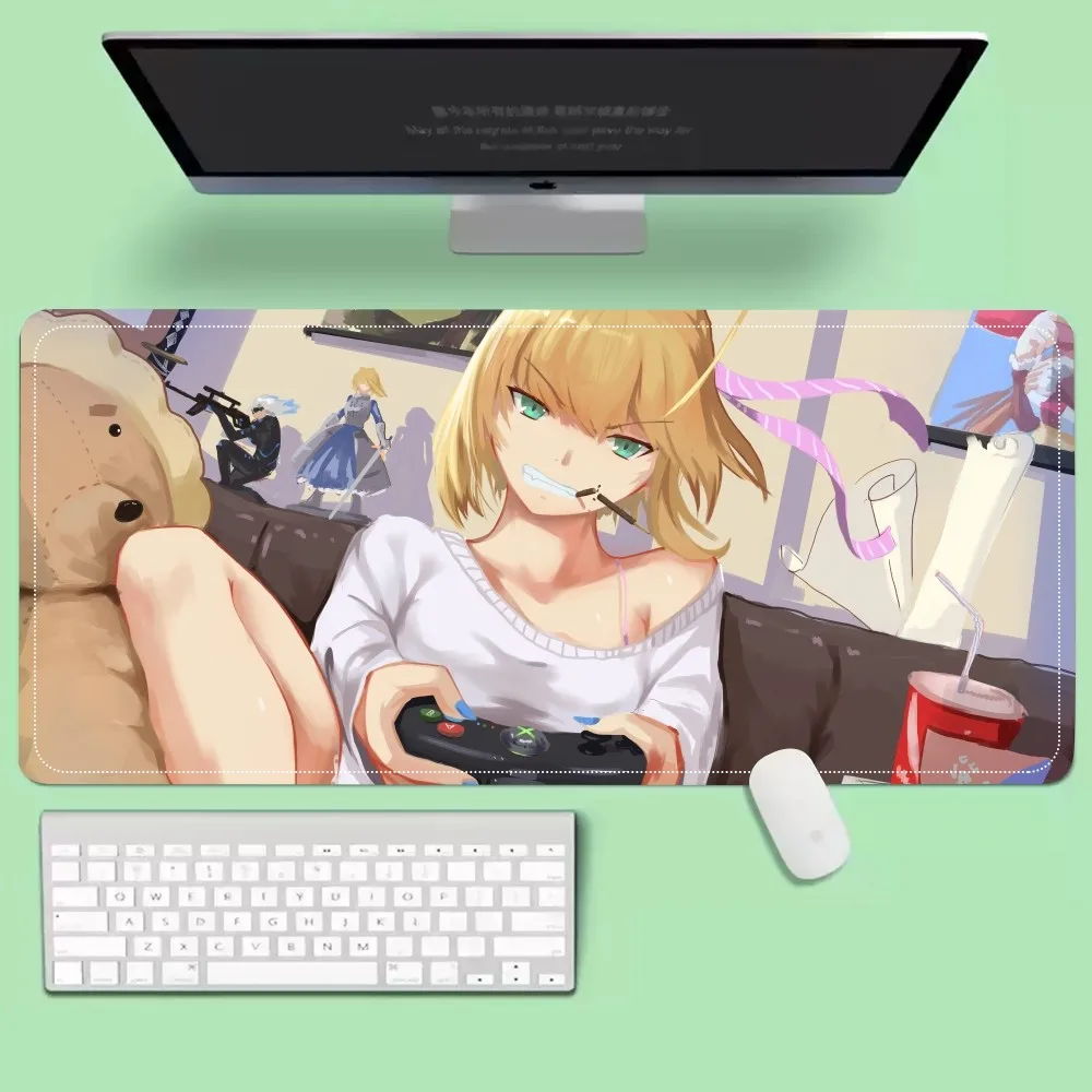 Fate Night Archer Emiya Cell Mousepad Mouse Pad Laptop Gaming Accessories Large Desk Mat Computer Gamer Keyboard Rug Ca