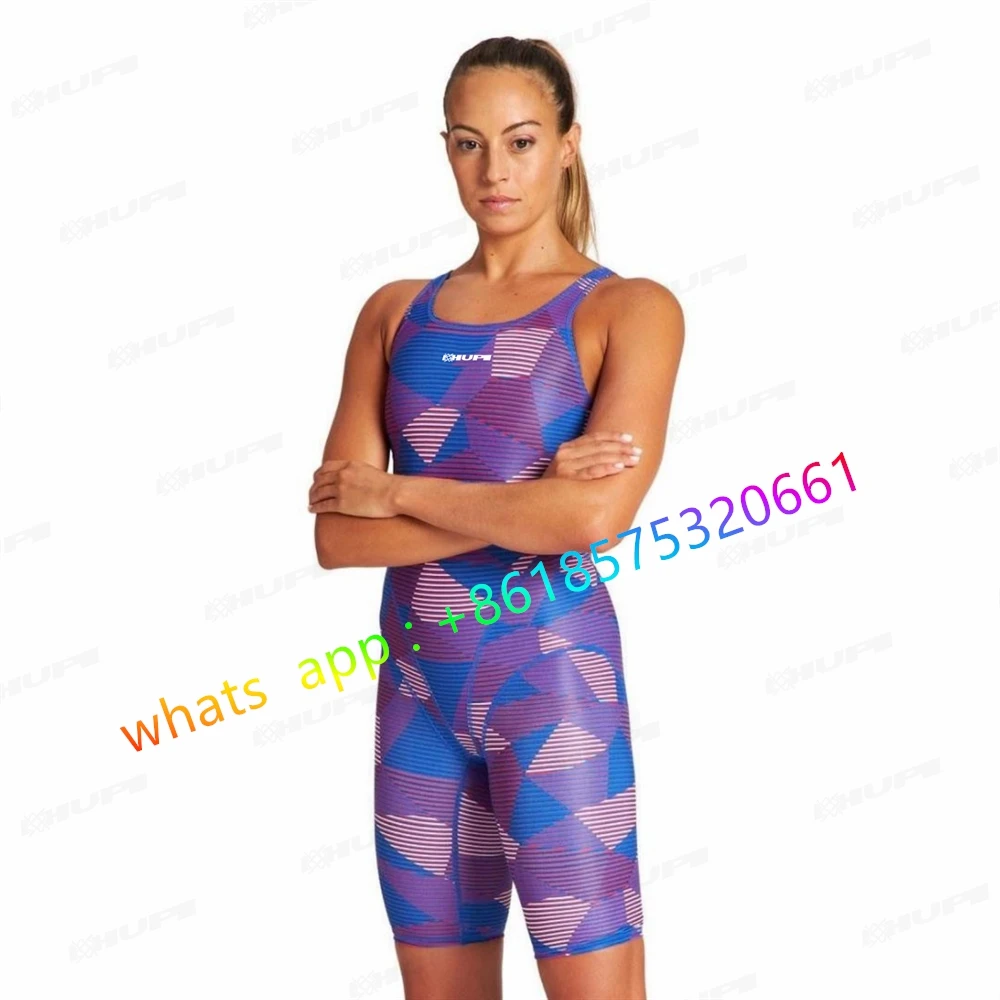 2023 Triathlon Suit Slimming Tight One Piece Swimsuit Female Sports Swimwear Women Professional Racing Training Bathing Suit