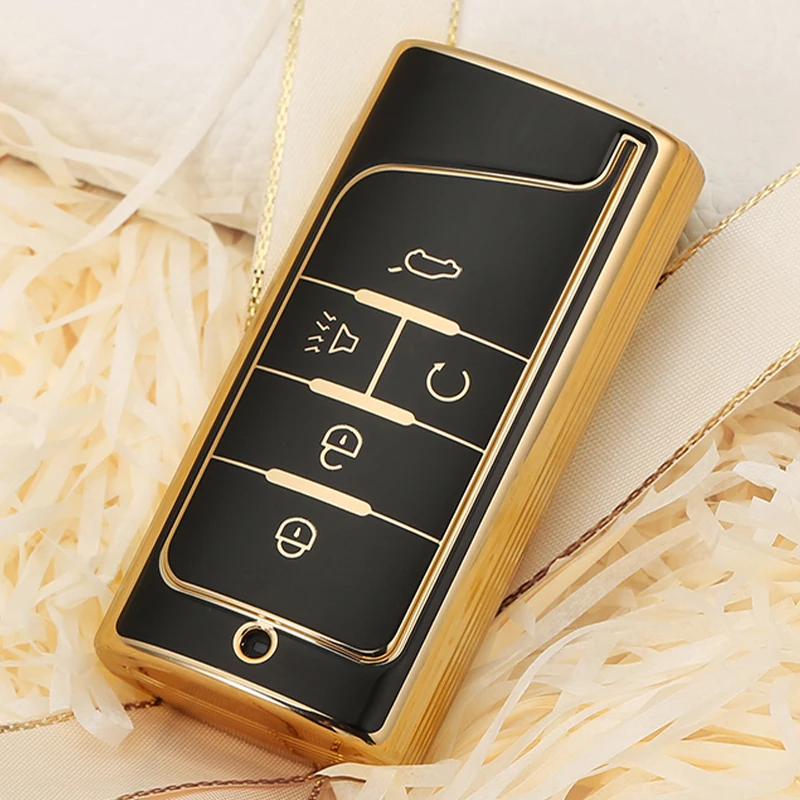 

TPU 5 Buttons Car Remote Key Case Cover For GAC Trumpchi GS4 GM8 GA3 GA6 SGS7 GA4 GS5 GS3 Legend GS8 Auto Protector Accessories