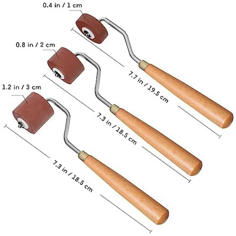 Резиновая кисть для рисования Brayer валик аппликатор чернил художественный