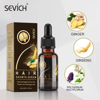 2pc 20ml hair growth products sevich ginger essence hair growing essential oil serum hair care prevent hair loss scalp treatment