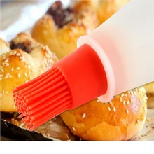 Barbecue Brush High Temperature Oil Brush Food Grade Silicone Baking Cooking BBQ Tools Barbecue Oil Bottle Brush Kitchen Gadgets