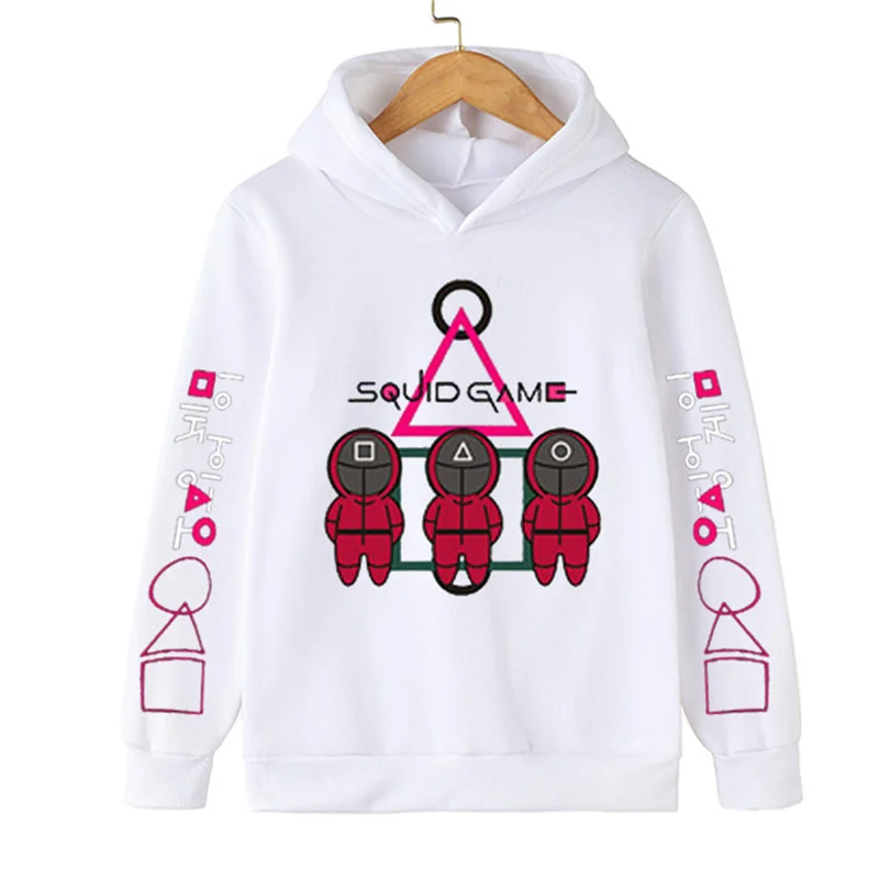 

Children's Sweatshirt, Cotton, New Squid Game Design,boy Sweatshirt, Hooded Sweatshirt, Spring and Autumn 2021,4-14 Year Old