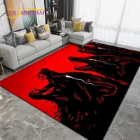 wolf wolf spirit series area rug largecarpet rug for living room bedroom sofakitchen bathroom doormat non slip floor mat gift