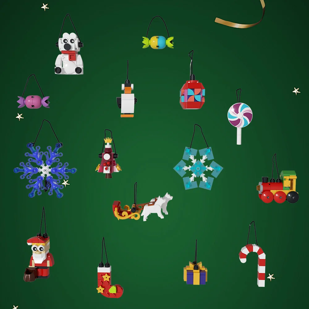 24 украшение для рождественской вечеринки подвесной кулон