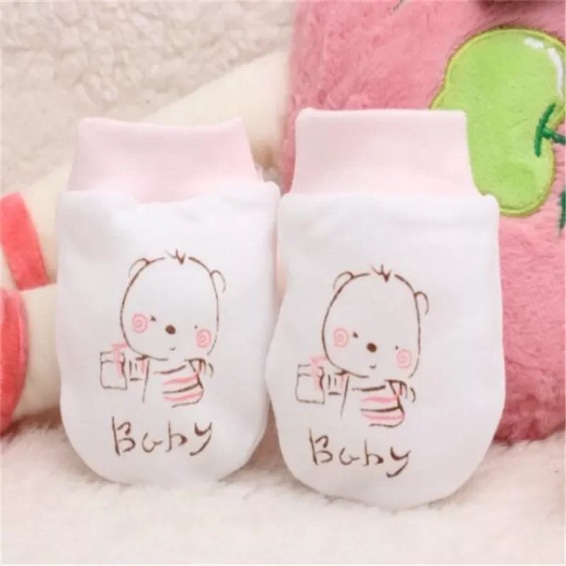 Anti-grasping Gloves Four Seasons Newborn Safety Boys Girls Anti Scratch For Newborn Protection Face Baby Mitten