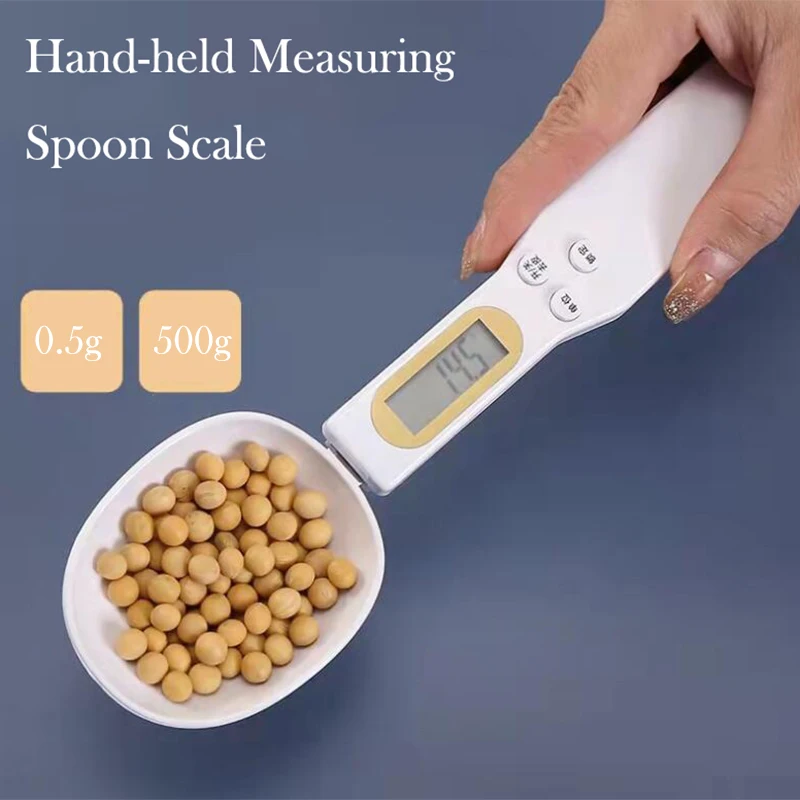 

Electronic Kitchen Scale 500g 0.1g LCD Display Digital Weight Measuring Spoon Digital Spoon Scale Mini Kitchen Tool