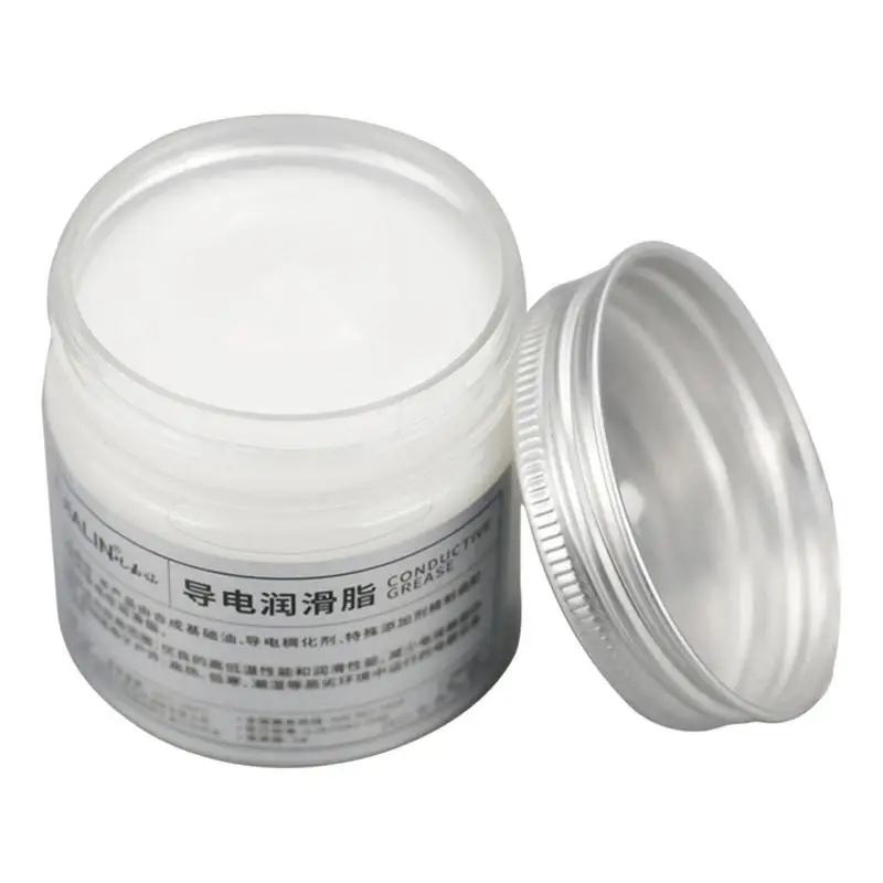

Electric Contact Grease 100g Conductive Paste Electricity Compound Grease For Low Resistance Value For Household Appliances