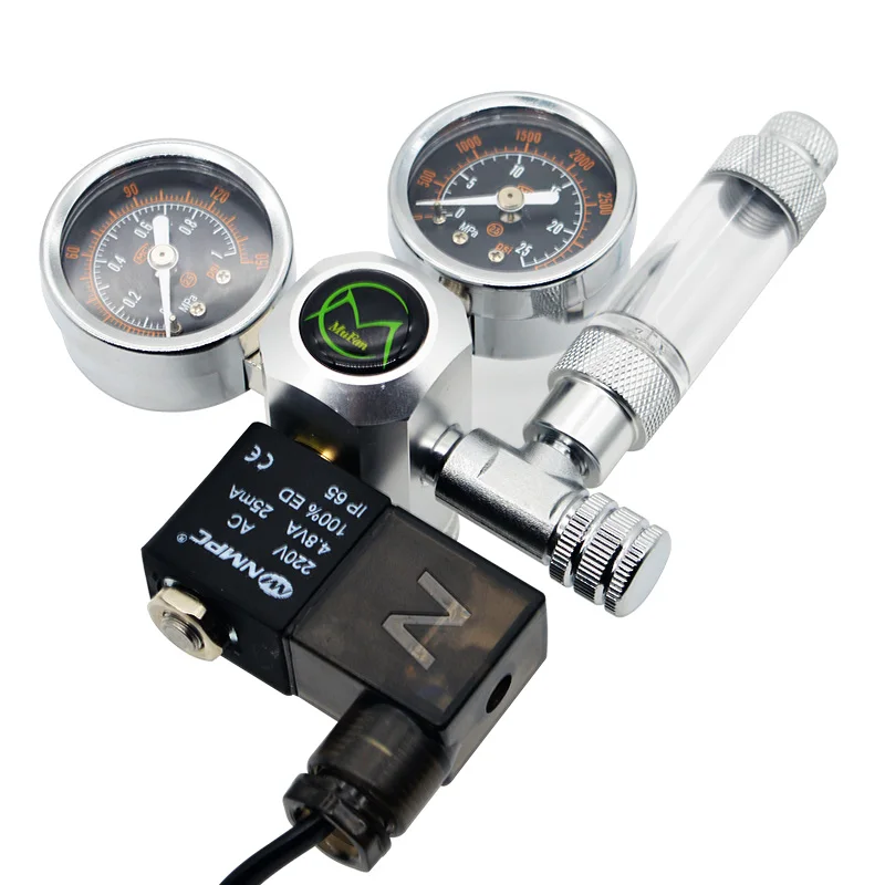 Аквариумный регулятор CO2 магнитный соленоидный обратный клапан аксессуары для