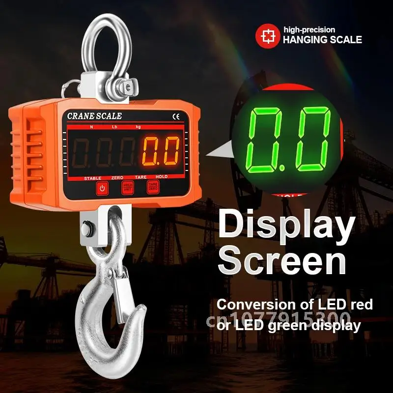 500 кг/1500 кг цифровые крановые весы с высокой нагрузкой промышленные электронные