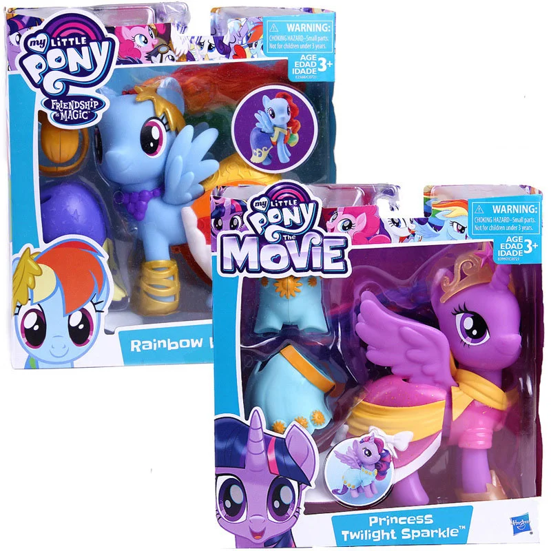 

Hasbro My Little Pony Action Figures Model Twilight Sparkle Kawaii Anime Figures Collection Hobby Gifts Toys